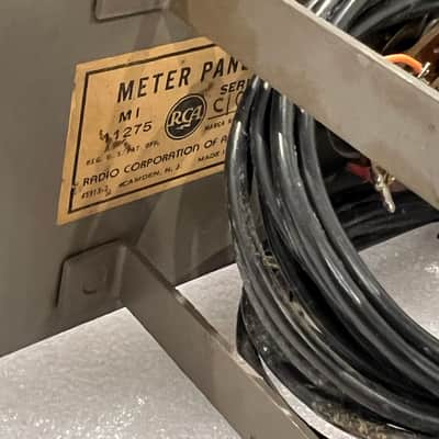 Vintage RCA Meter Panel Type BI-2A // MI 11275 with Simpson VU Meter image 6