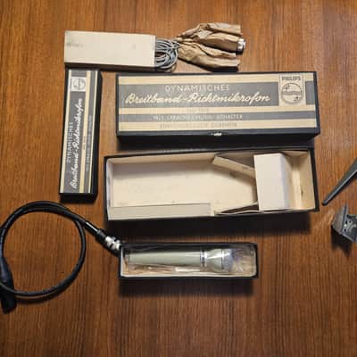 *RARE* NOS Vintage AKG D19 C (Philips NG 1219) dynamic microphone, the Beatles mic image 2