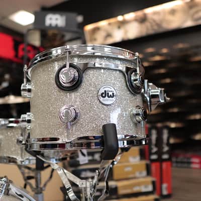 DW Collector's Series "333" Maple 4-Piece Shell Pack 20/12/14 w/ 5.5x14" Snare Drum (Broken Glass w/ Chrome Hardware) image 5