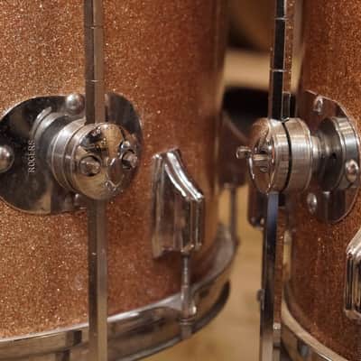 Immagine Rogers 13/16/16/22/5x14" PowerTone Drum Set - 1960s Champagne Sparkle - 9