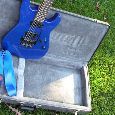 Squier Stagemaster 7 String 2000 Cobalt Blue image 7