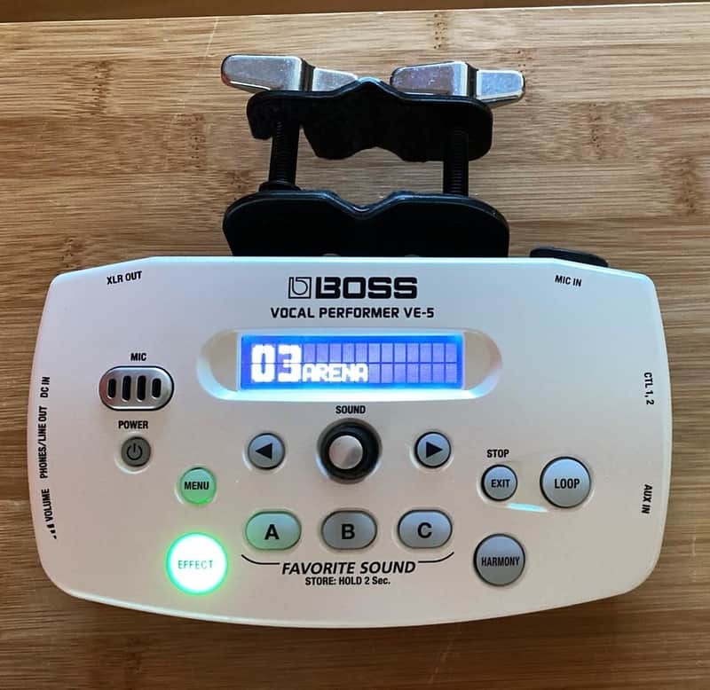 BOSS VE-5 Vocal Performer White – Excellent Condition – Vocal Effects Processor / Looper imagen 1