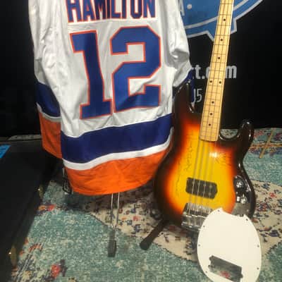 Tom Hamilton's Aerosmith, 1977 Music Man Stingray Bass, SIGNED! PLUS "Hamilton" NY Islanders NHL Jersey! AUTHENTICATED!  (TH2 #8) image 1