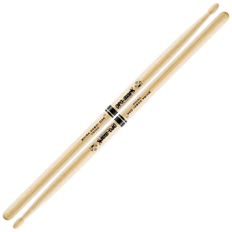 Pro-Mark PW5BW Shira Kashi Oak 5B Wood Tip Drum Sticks (Pair) image 1