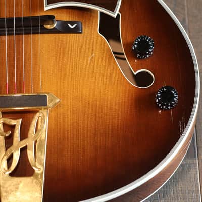 Heritage Golden Eagle Archtop Hollow Body Electric Guitar Antique Sunburst + OHSC image 8
