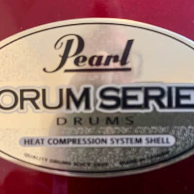 Pearl Forum 5-Piece Drum Set, Wine Res, Hardware Included image 5