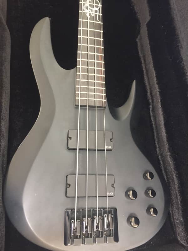 ESP/ LTD B-2005 30th Anniversary Bass 2005 Matt Black image 1