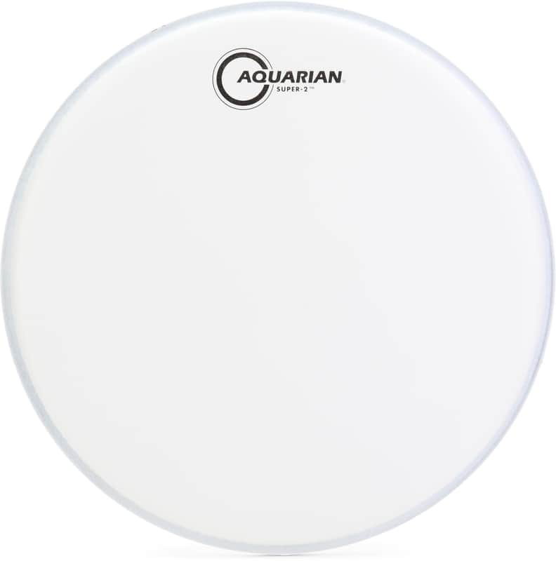 Aquarian Super-2 Texture Coated Drumhead - 12 inches (2-pack) Bundle image 1