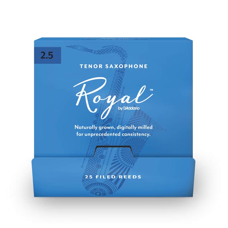 Royal by D'Addario Tenor Saxophone Reeds 3.0, 25-Count Single Reeds image 1