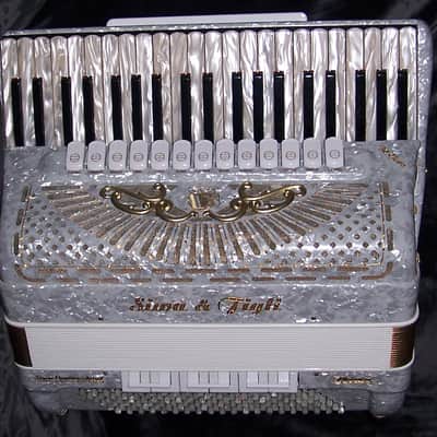 Siwa & Figli Super Quattro Artist "White Star" Accordion image 2