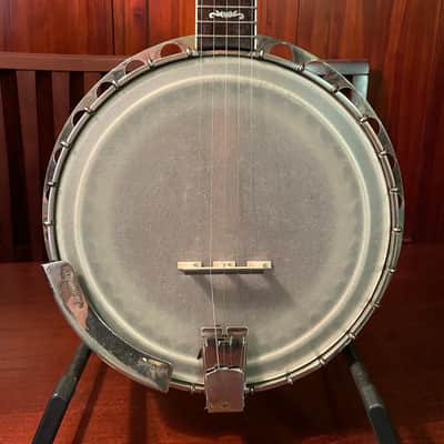 Stromberg Marimba Brazilian Rosewood Five Resonator Banjo Conversion w/ Original Tenor Neck Circa 1925 image 2