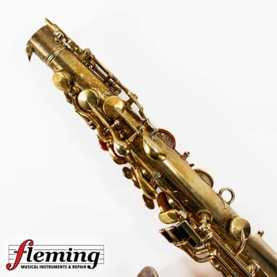 Vintage 1920 King "The King" Alto Saxophone - Brushed Gold Plate image 13