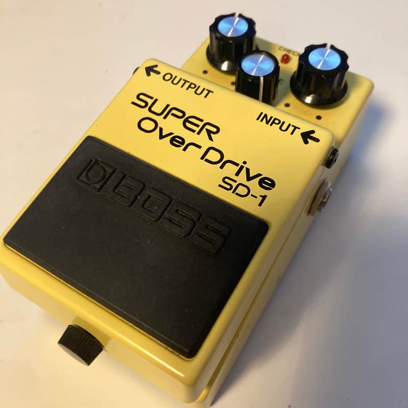 Boss SD-1 Super OverDrive JRC4558DD ACA 12V Paper serial 1988 MIT version image 1