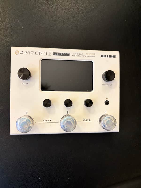 Hotone MP-300 Ampero II Stomp Amp Modeler / Effects Processor 2021 - Present - White image 1