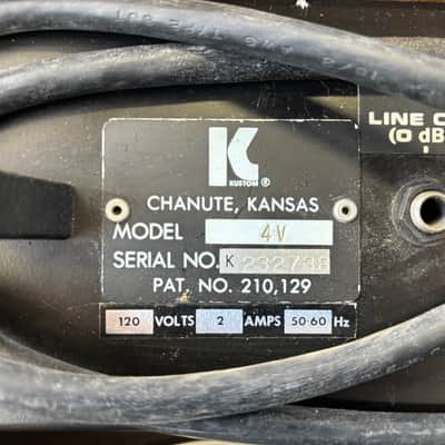 Kustom K Studio 4 Valve 1970s - Natural image 13