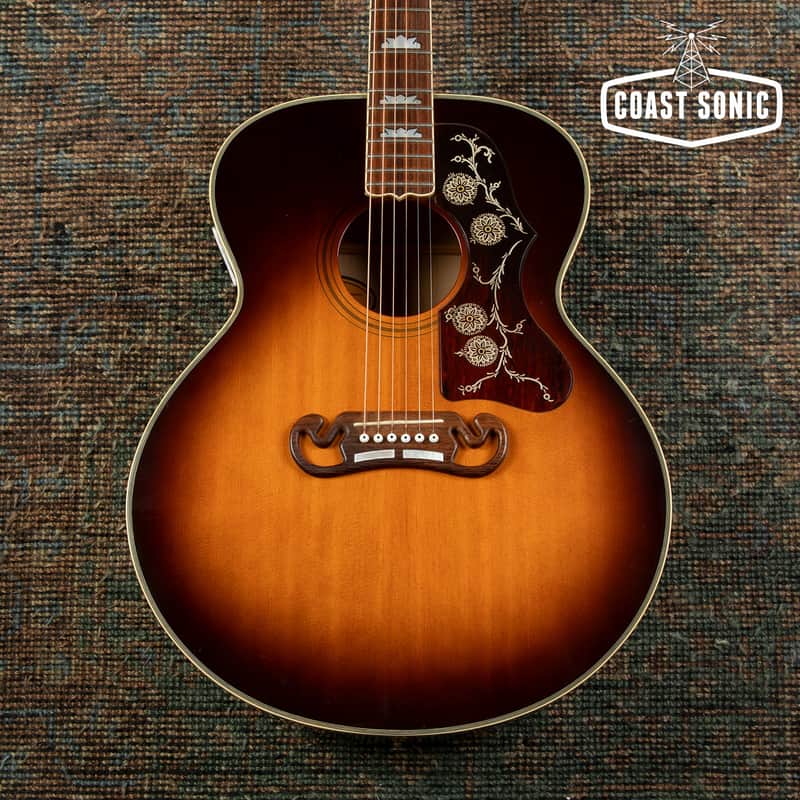 1992 Orville by Gibson J-200 Jumbo Acoustic Electric Guitar w/ Case image 1
