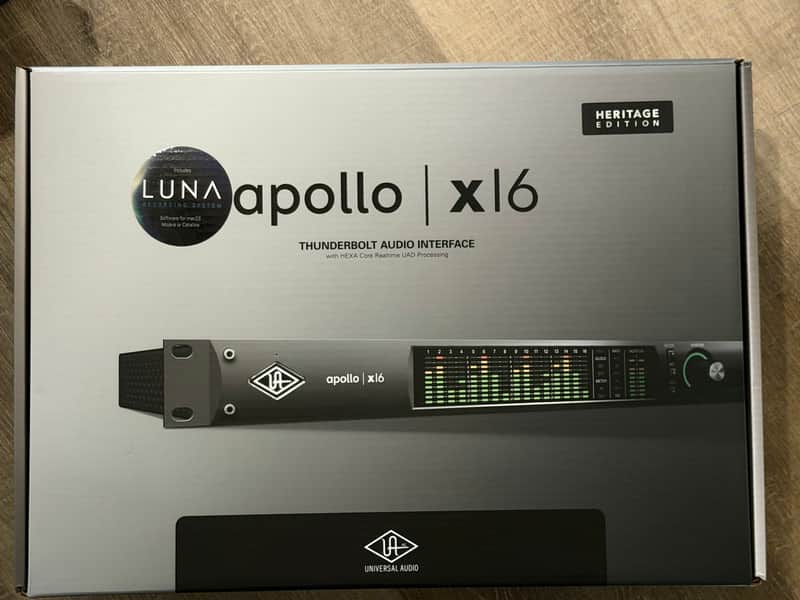 Universal Audio Apollo X16 Heritage Edition - dark charcoal image 1