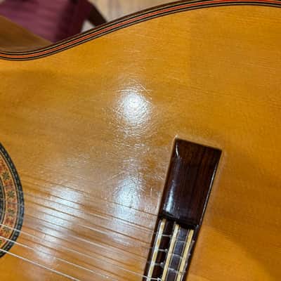Guillermo Del Pilar Classical Guitar 1986 - Natural w/ Non-original hardcase image 20