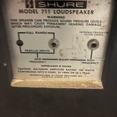 Shure 711 70's image 5