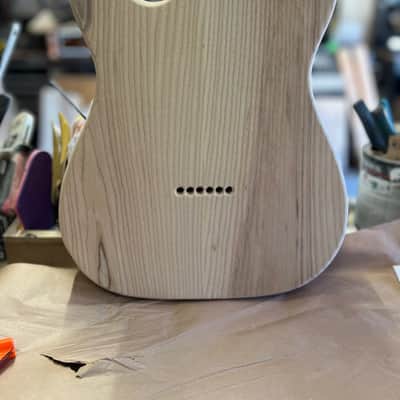 Madlad Instruments Tele Deluxe Telecaster Tele Style Body (custom made with pride in north Texas) - Unfinished image 4