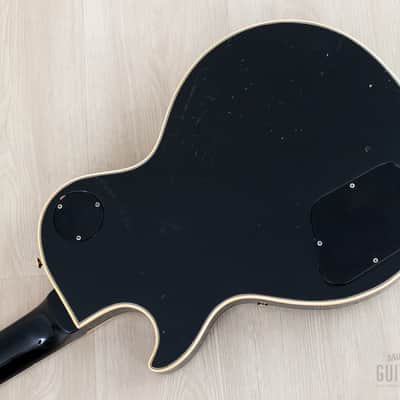 1973 Gibson Les Paul Custom Black Beauty Vintage Guitar w/ T Tops, Case image 14
