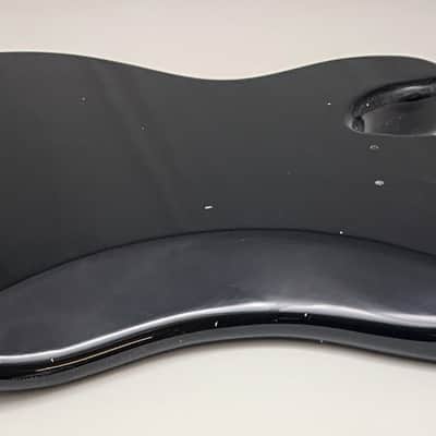 4lbs 12oz BloomDoom Nitro Lacquer Aged Relic Black P-Style Bass Vintage Custom Guitar Body image 10