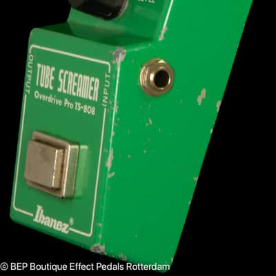 Ibanez TS-808 Tube Screamer with JRC4558D op amp 1981, " R " logo s/n 143679 Japan image 6