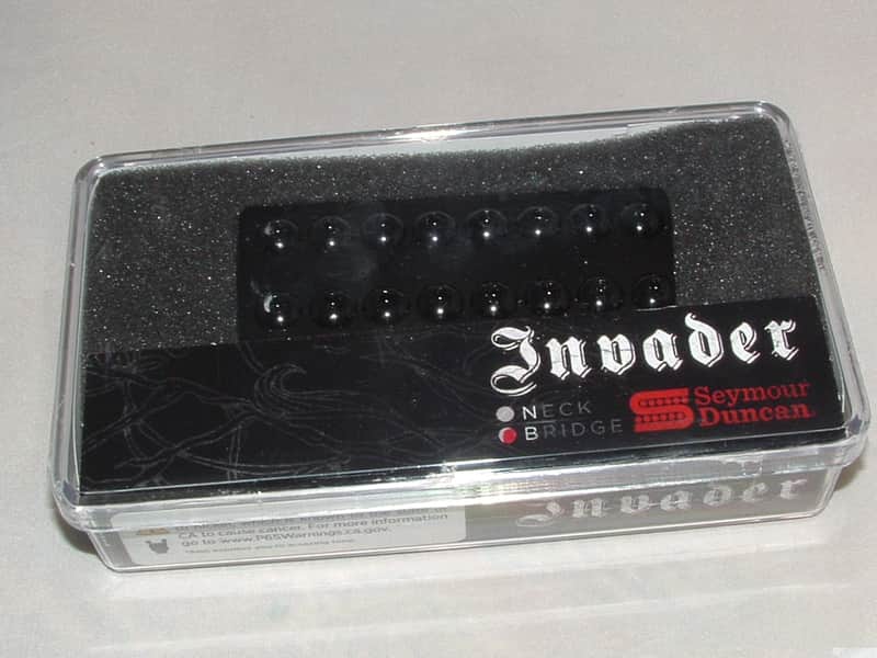 Seymour Duncan SH-8b Invader Bridge Black 8 String (Black Metal) New with Warranty image 1