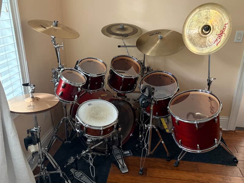 Pearl Mahogany Classic Limited Edition 96 - Mahogany and Wine Red image 1