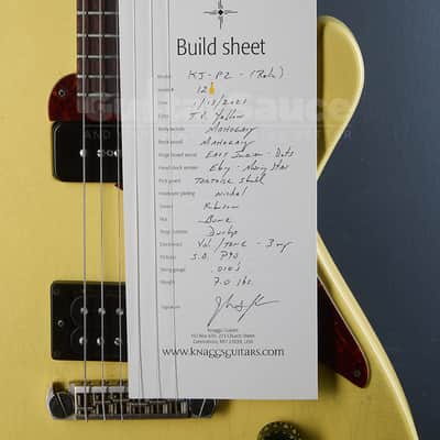 Knaggs Kenai KJ-P2 Relic 2021 - TV Yellow (COD 677UG) image 12