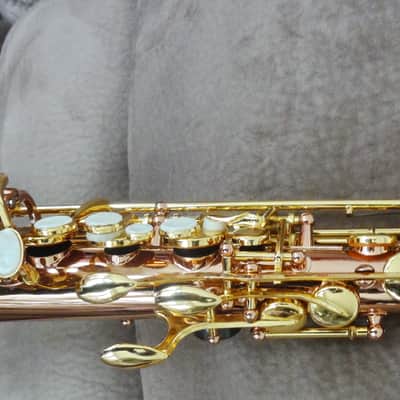 Monique Pro Series Alto Saxophone (SELMER/BUFFET CLONE) 1990s - Copper & Brass image 13