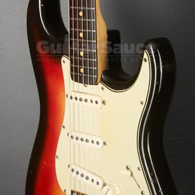 Fender Stratocaster Spaghetti Logo Original Vintage 1964 - Sunburst (COD 2070VG) image 6