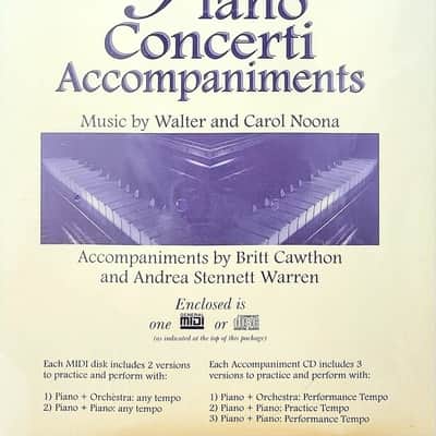 Piano Concerti Accompaniments - General MIDI 3.5" disk image 1