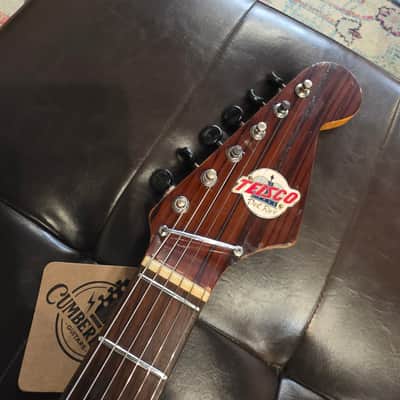 1970 Teisco Del Ray ET-310N - Japan - Spectrum 3-Pickup - Floral Guard - Green Burst - Tremolo image 7