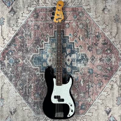 1992 Fender Precision Bass Standard MIM Made In Mexico Black Electric Bass Guitar W/ Hardshell Case & Upgrades! image 5
