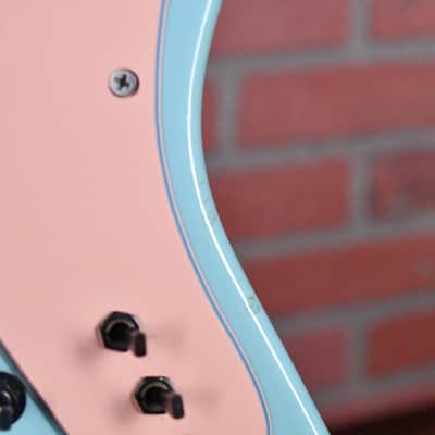 Kramer Elliot Easton Pro 1 1987 Seafoam /Neon Pink Guard andPickups w/OHSC image 15