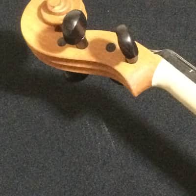 4/4 Violin + leigh + handmade+fretted+electric / semi acoustic. image 5