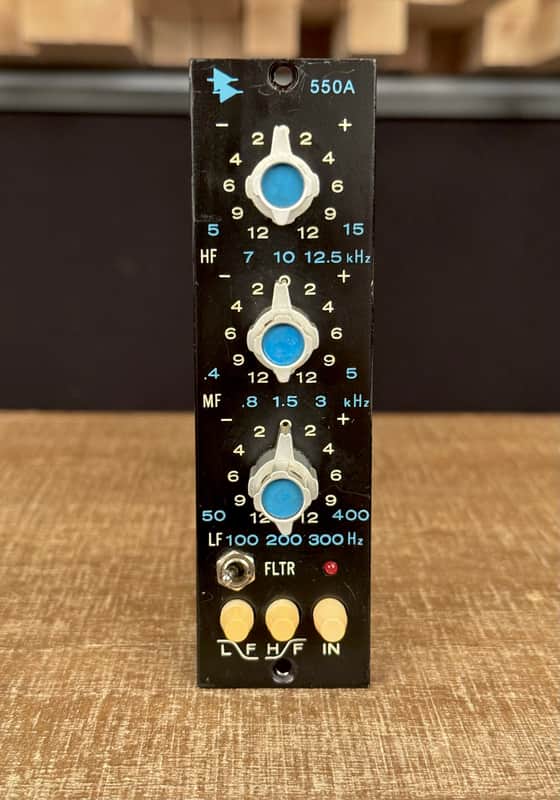 Vintage 1970s API 550A-1 500 Series Equalizer. Similar to 550A. 550 A A-1. Unit 5 image 1