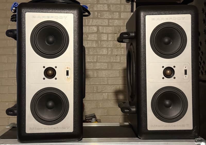 Barefoot Sound micro main 27 mm27 2012-13 studio monitor pair image 1