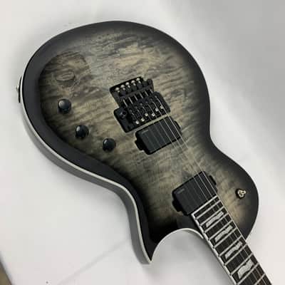 ESP E-II Eclipse FR Charcoal Burst CHB Floyd Rose Fluence Electric Guitar + Case - B-Stock image 13