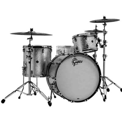 Gretsch GR808.189 GB-RC443-SIBM USA Brooklyn Satin Ice Blue Metallic image 3