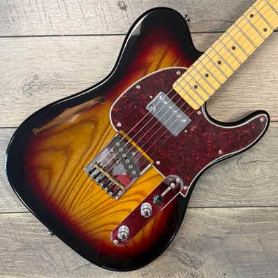 G&L Tribute Series ASAT Classic Bluesboy Semi-Hollow with Maple Fretboard 2010 - Present - 3-Tone Sunburst image 2