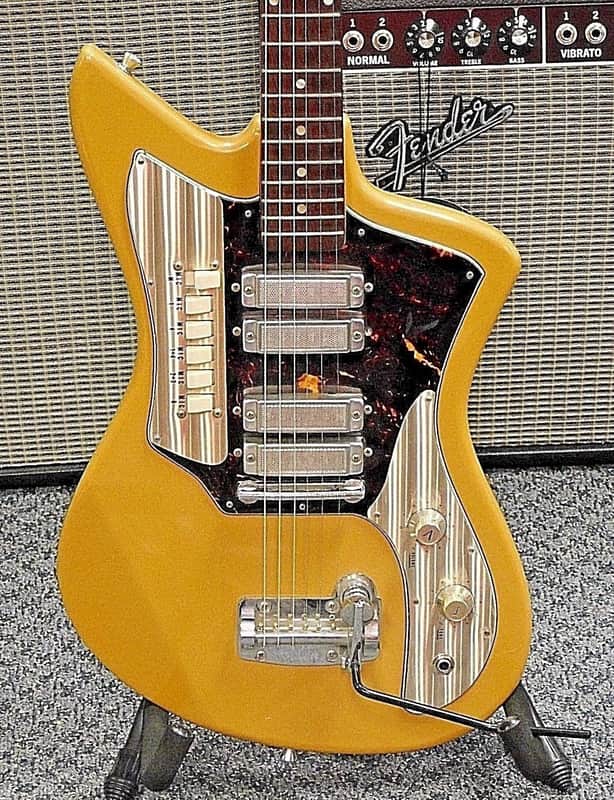 1965 Intermark Cipher Valor 4 Pickup Guitar! Made In Japan! | Reverb
