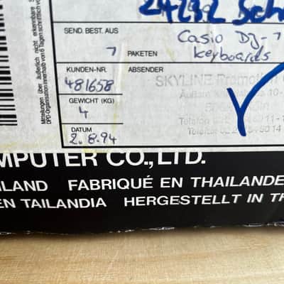 Casio DJ-1 (Rap Studio) Keyboard in OVP mit Demotape! 1994 - schwarz image 7