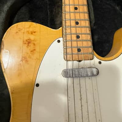 1969 Blonde Fender Telecaster with Maple Fretboard and Hardshell Case image 4