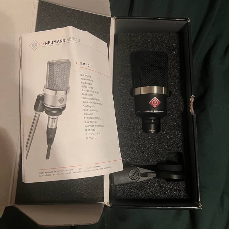 Neumann TLM 102 mt Large Diaphragm Cardioid Condenser Microphone
