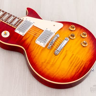 2019 Gibson Custom Shop Historic 1959 Les Paul Standard R9 60th Anniversary Factory Burst VOS w/ Case, CoA, Tags image 9
