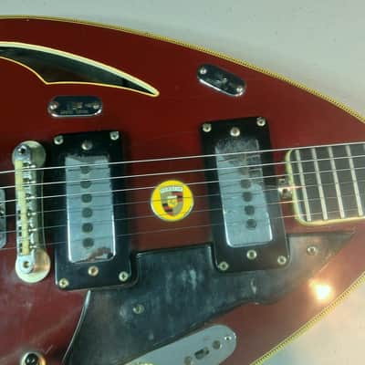 RARE 1968 Vox Starstream Guitar 6-String CHERRY Finish VINTAGE!!! image 15