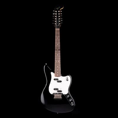 Vintage 1966 Fender Electric XII Black With OHSC image 2