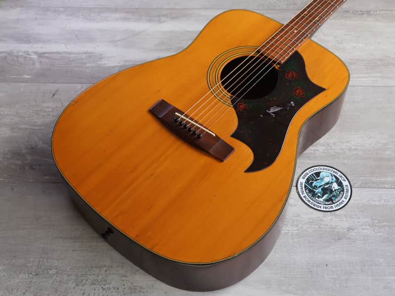 1970's Yamaha Japan FG-160 Folk Acoustic Guitar (Dove) image 1
